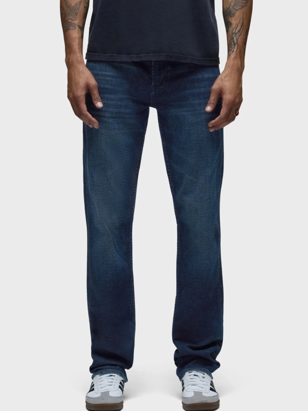 Hudson Dark Wash Byron Straight Leg Mens Jeans Size 40 x 35